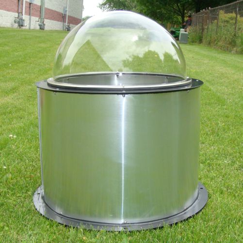Outdoor enclosures for moving yoke projectors and other projection systems
